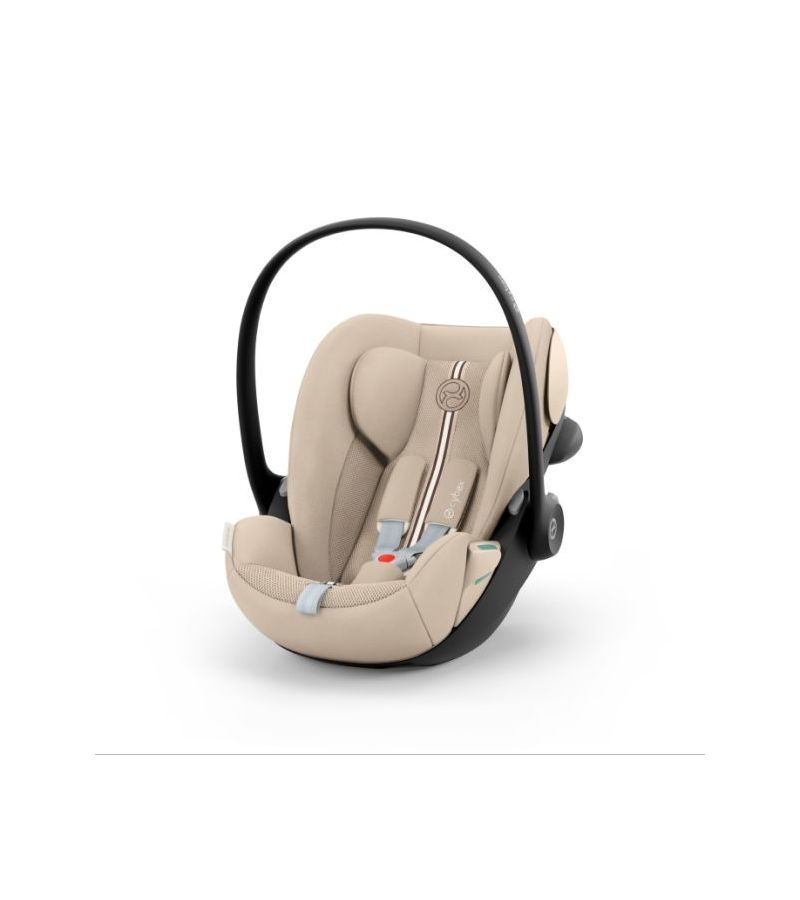 CYBEX Πολυκαρότσι 3in1 Balios S Lux TPE Almond Beige με πτυσσόμενο πορτ μπεμπέ & κάθισμα Cloud G3 i-size Plus Almond Beige