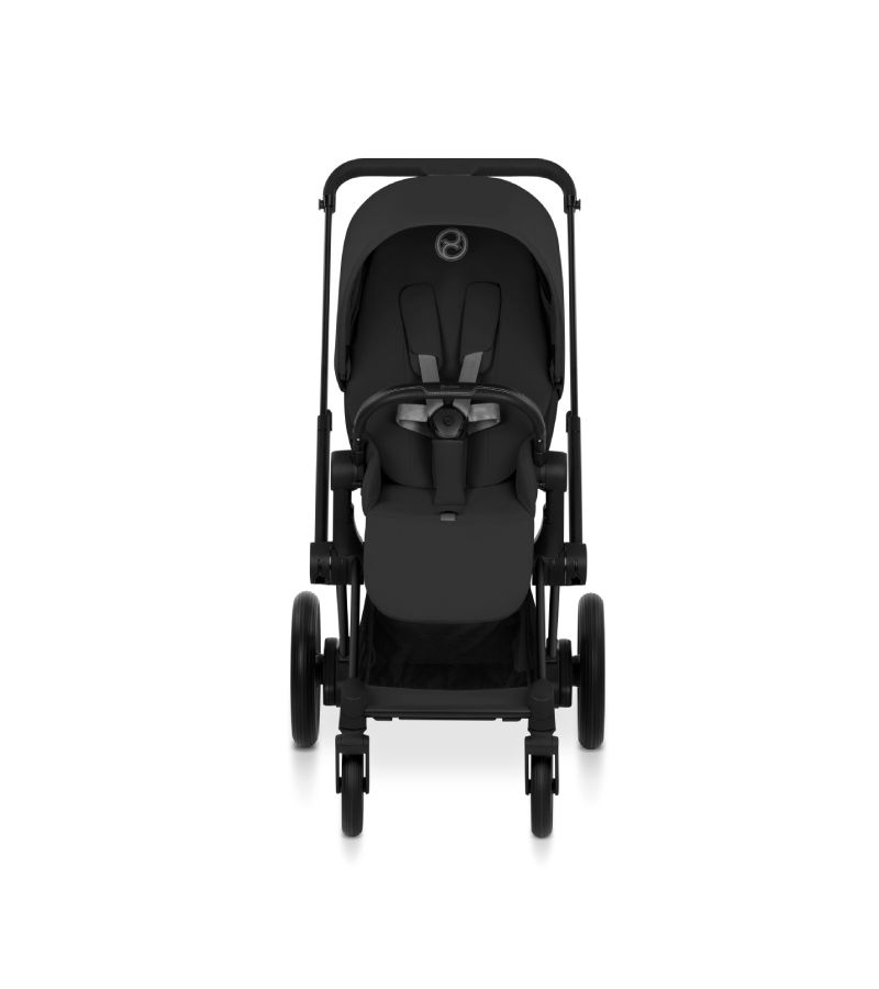 CYBEX Πολυκαρότσι 2in1 e-Priam Comfort Πτυσσόμενο Πορτ Μπεμπέ Matt Black Sepia Black 