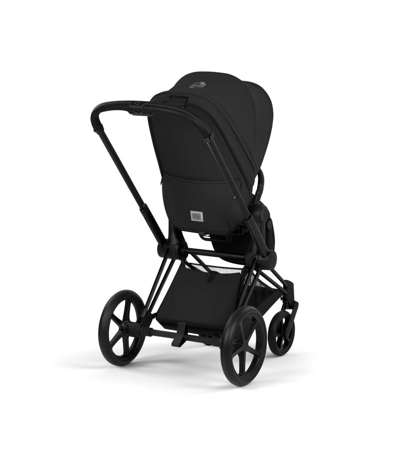 CYBEX Πολυκαρότσι 2in1 Priam Comfort Πτυσσόμενο Πορτ Μπεμπέ Matt Black Sepia Black