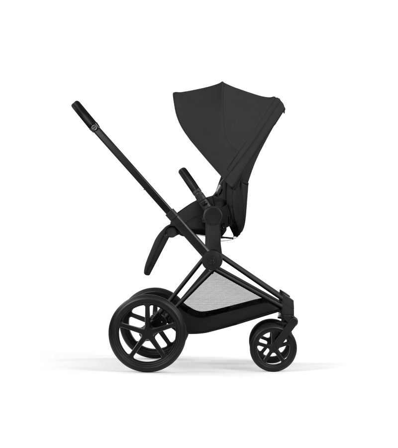 CYBEX Πολυκαρότσι 2in1 Priam Comfort Πτυσσόμενο Πορτ Μπεμπέ Matt Black Sepia Black