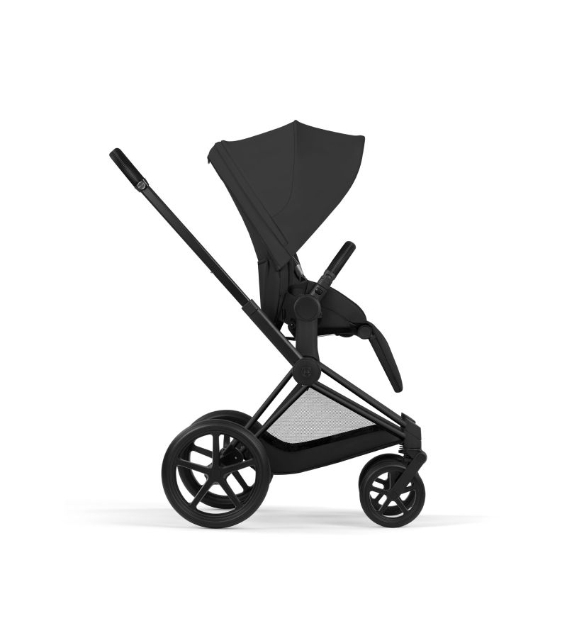 CYBEX Πολυκαρότσι 2in1 Priam Comfort Πτυσσόμενο Πορτ Μπεμπέ Matt Black Sepia Black