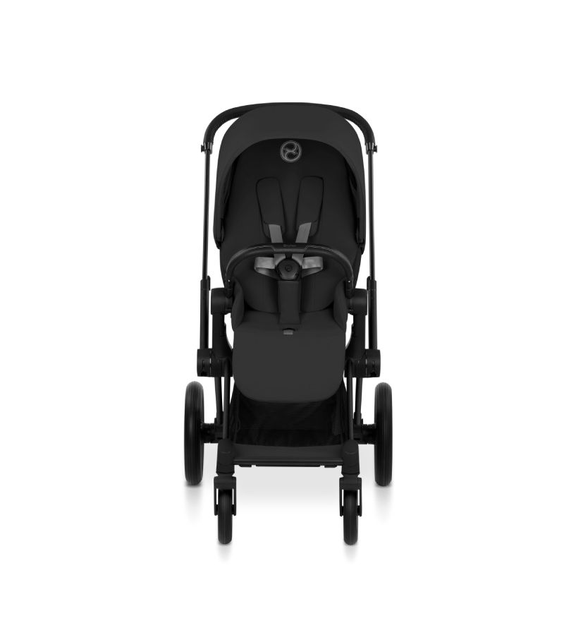 CYBEX Πολυκαρότσι 2in1 Priam Comfort Πτυσσόμενο Πορτ Μπεμπέ Matt Black Sepia Black