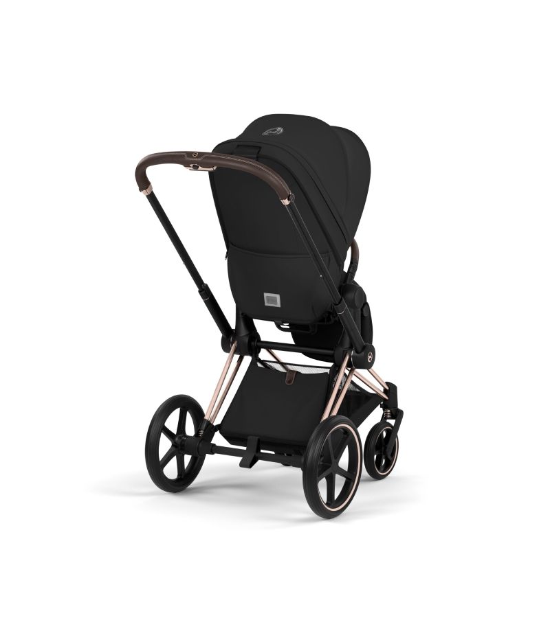 CYBEX Πολυκαρότσι 2in1 Priam Comfort Πτυσσόμενο Πορτ Μπεμπέ Rosegold Sepia Black