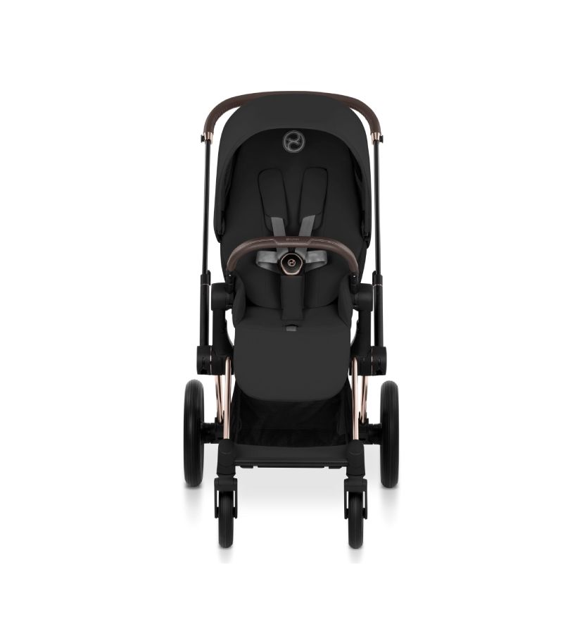 CYBEX Πολυκαρότσι 2in1 Priam Comfort Πτυσσόμενο Πορτ Μπεμπέ Rosegold Sepia Black