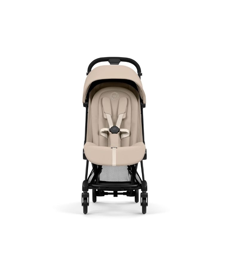 CYBEX Πολυκαρότσι 2in1 Coya Comfort Πτυσσόμενο Πορτ Μπεμπέ Matt Black Cozy Beige