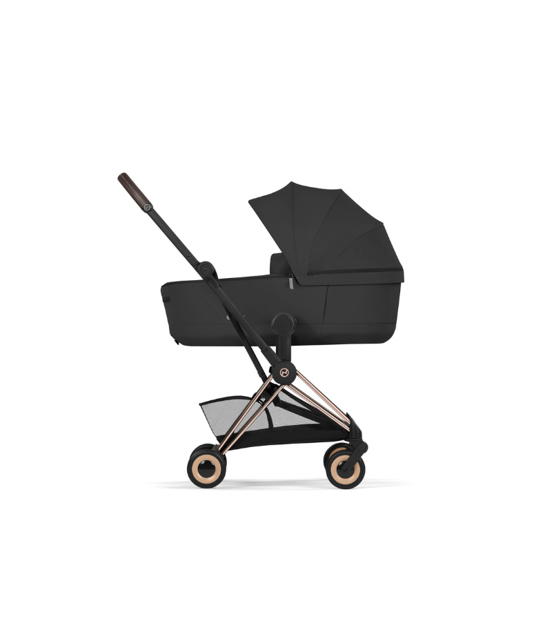 CYBEX Πολυκαρότσι 2in1 Coya Comfort Πτυσσόμενο Πορτ Μπεμπέ Rosegold Sepia Black