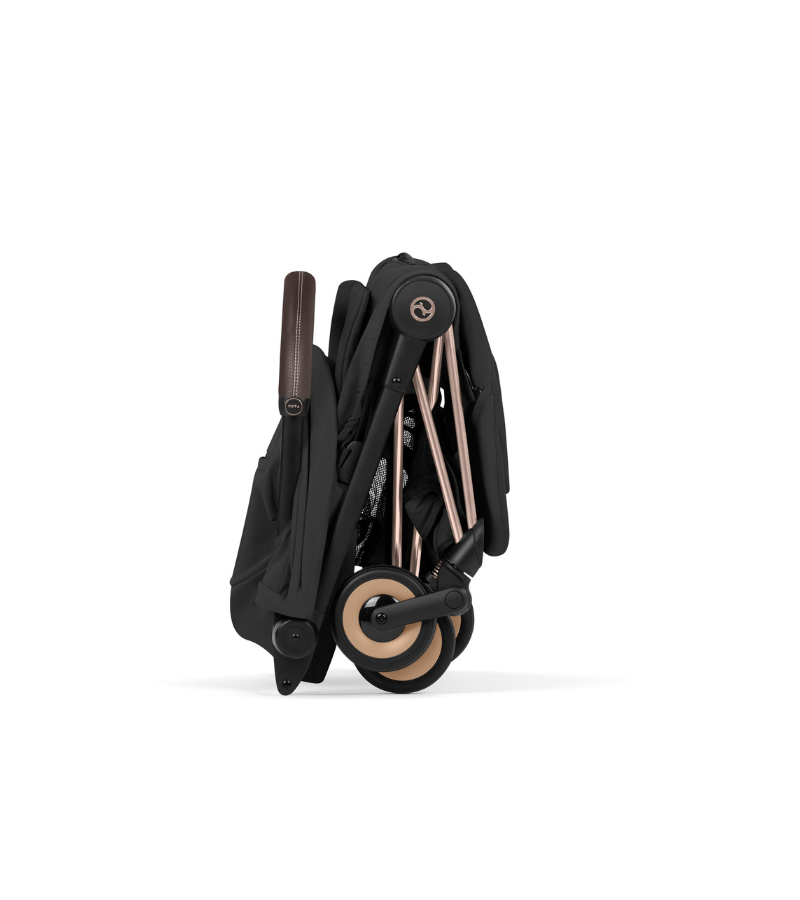 CYBEX Πολυκαρότσι 2in1 Coya Comfort Πτυσσόμενο Πορτ Μπεμπέ Rosegold Sepia Black