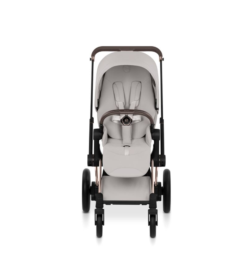Βρεφικό Καρότσι CYBEX e-Priam Style City Grey Σκελετός Rosegold