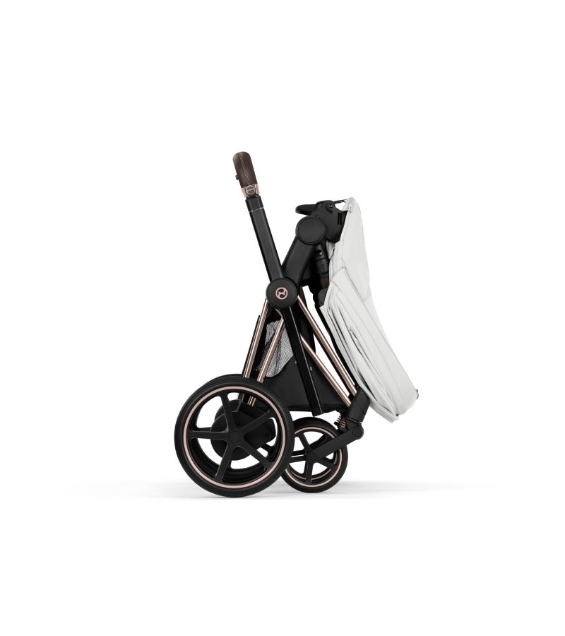 Βρεφικό Καρότσι CYBEX e-Priam Style Off White Σκελετός Rosegold