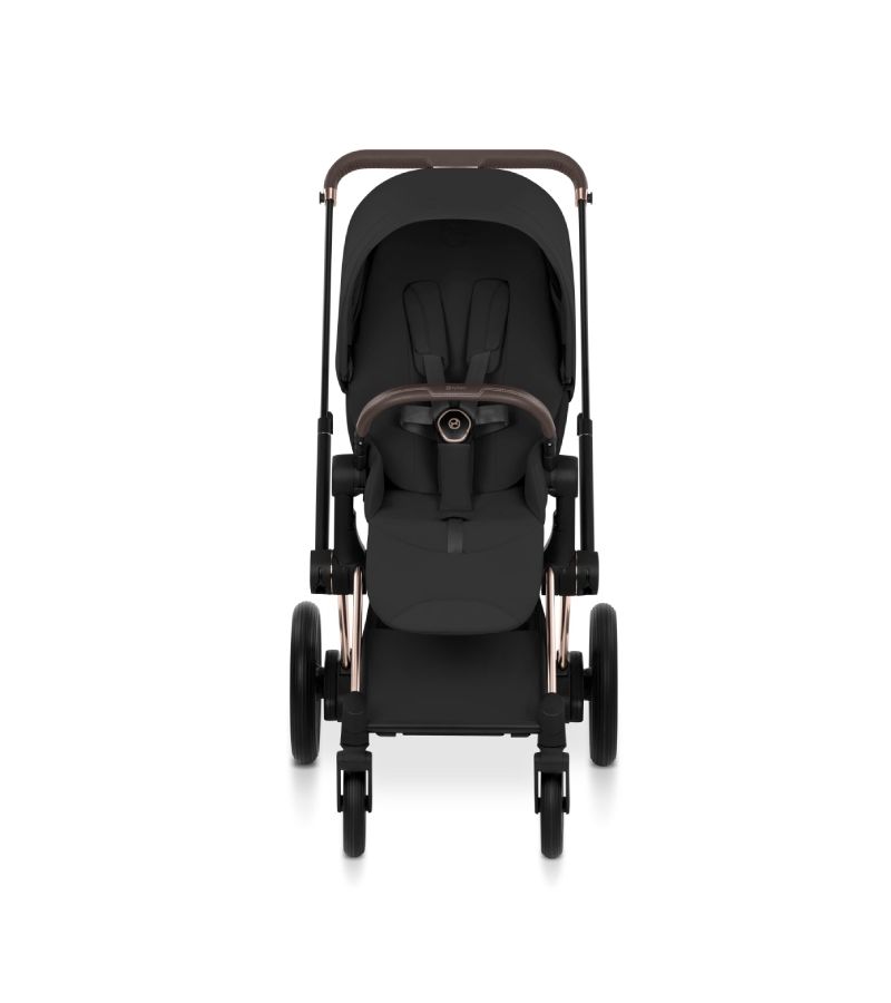 Βρεφικό Καρότσι CYBEX e-Priam Style Sepia Black Σκελετός Rosegold