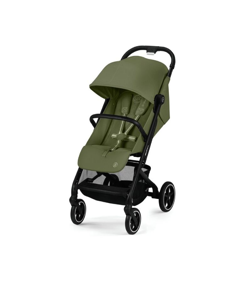 Cybex Beezy Moss Green Σετ Καροτσιού 2 σε 1 με Aton B2, Βάση Isofix & Αντάπτορες