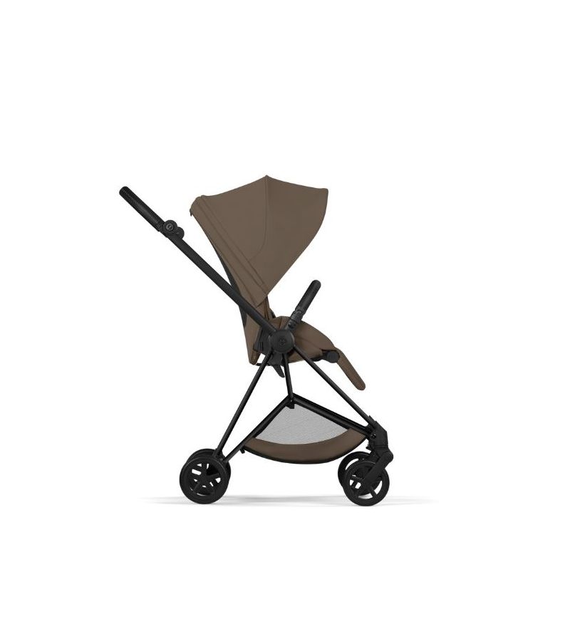 CYBEX Πολυκαρότσι 2in1 Mios Comfort Matt Black Πτυσσόμενο Πορτ Μπεμπέ Coconut Brown 