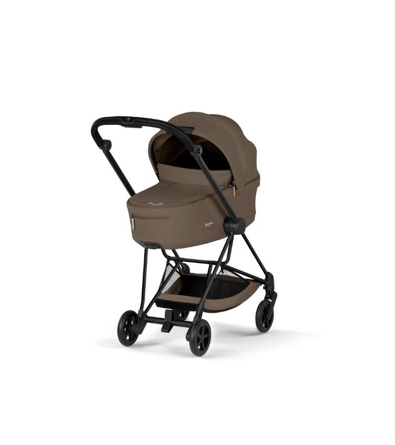 CYBEX Πολυκαρότσι 2in1 Mios Comfort Matt Black Πτυσσόμενο Πορτ Μπεμπέ Coconut Brown 