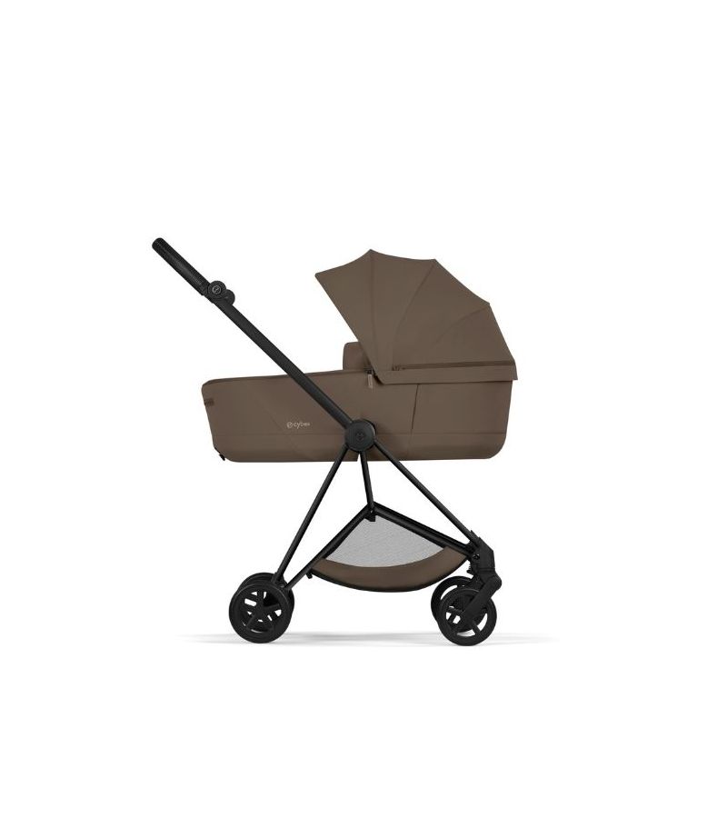 CYBEX Πολυκαρότσι 2in1 Mios Comfort Matt Black Πτυσσόμενο Πορτ Μπεμπέ Coconut Brown 