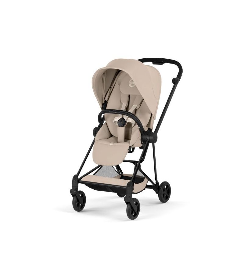 CYBEX Πολυκαρότσι 2in1 Mios Comfort Matt Black Πτυσσόμενο Πορτ Μπεμπέ Cozy Beige