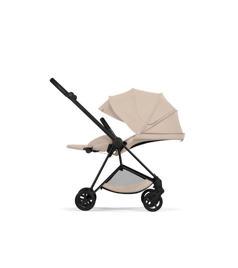 CYBEX Πολυκαρότσι 2in1 Mios Comfort Matt Black Πτυσσόμενο Πορτ Μπεμπέ Cozy Beige