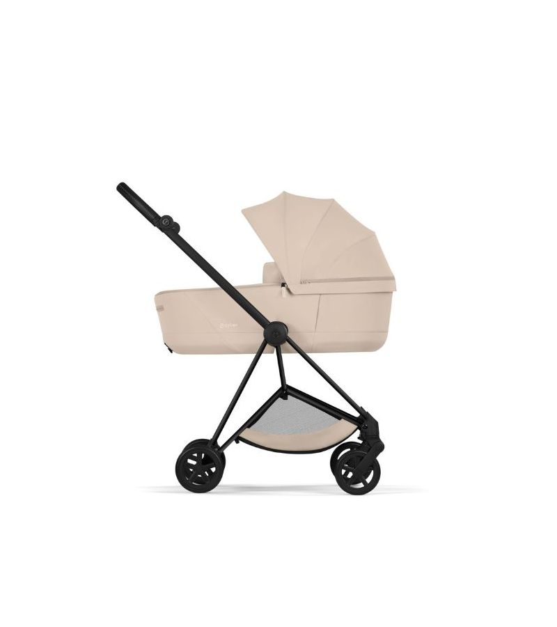 CYBEX Πολυκαρότσι 2in1 Mios Comfort Matt Black Πτυσσόμενο Πορτ Μπεμπέ Cozy Beige