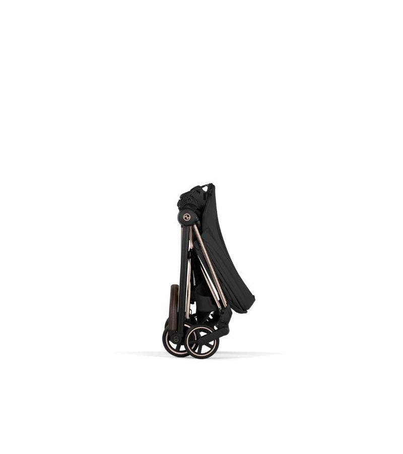 CYBEX Πολυκαρότσι 2in1 Mios Comfort Rosegold Πτυσσόμενο Πορτ Μπεμπέ Sepia Black
