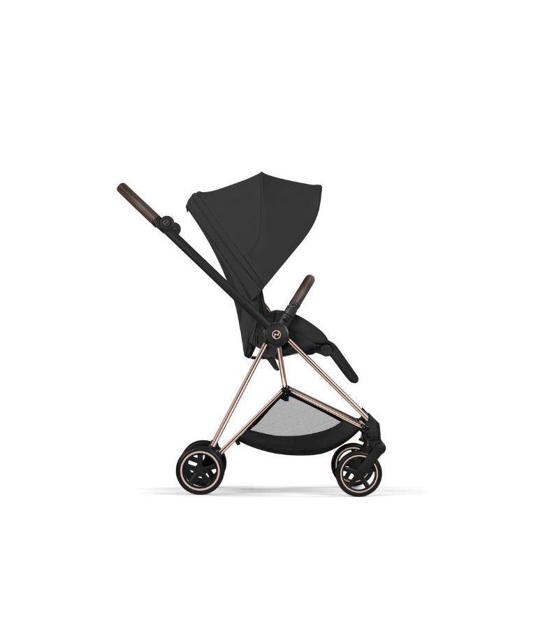 CYBEX Πολυκαρότσι 2in1 Mios Comfort Rosegold Πτυσσόμενο Πορτ Μπεμπέ Sepia Black