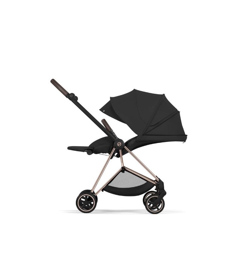 CYBEX Πολυκαρότσι 2in1 Mios Comfort Rosegold Πτυσσόμενο Πορτ Μπεμπέ Sepia Black