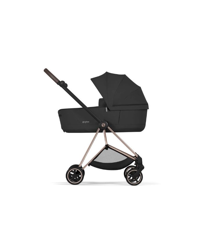 CYBEX Πολυκαρότσι 2in1 Mios Comfort Rosegold Πτυσσόμενο Πορτ Μπεμπέ Sepia Black