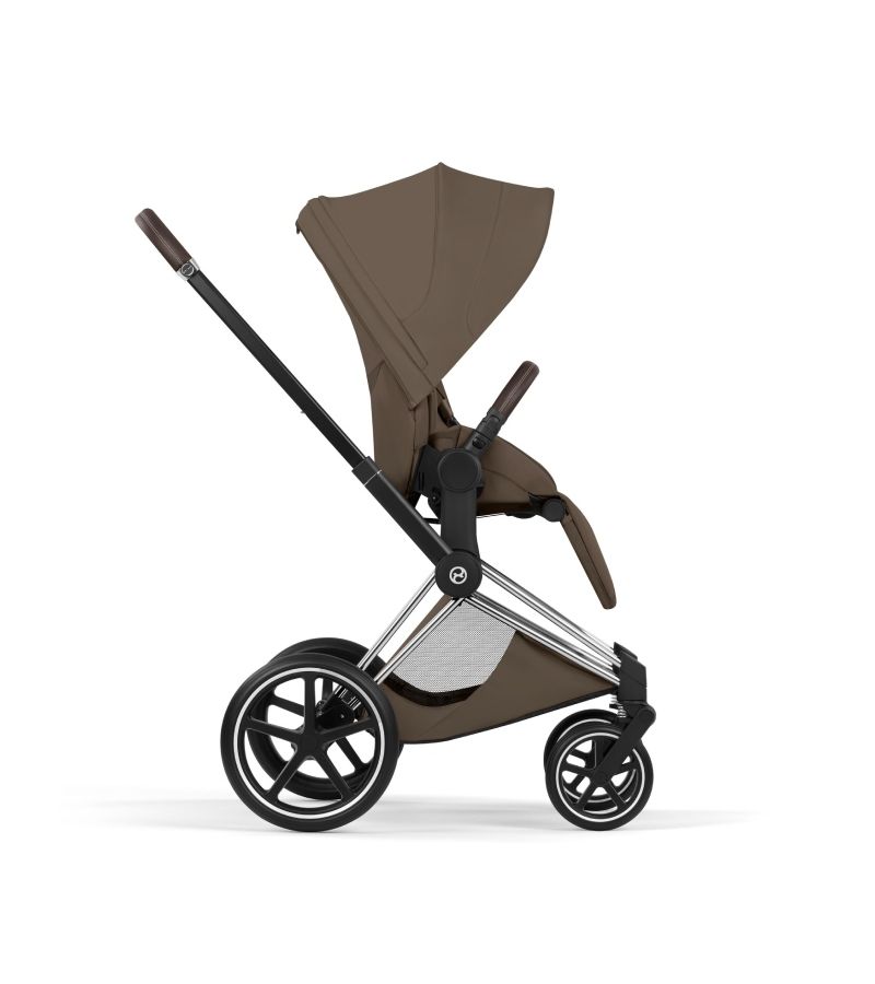 Βρεφικό Καρότσι CYBEX Priam Style Coconut Brown Σκελετός Chrome Brown