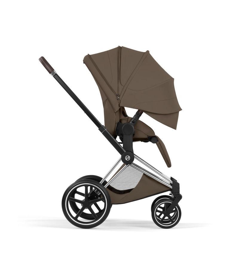 Βρεφικό Καρότσι CYBEX Priam Style Coconut Brown Σκελετός Chrome Brown