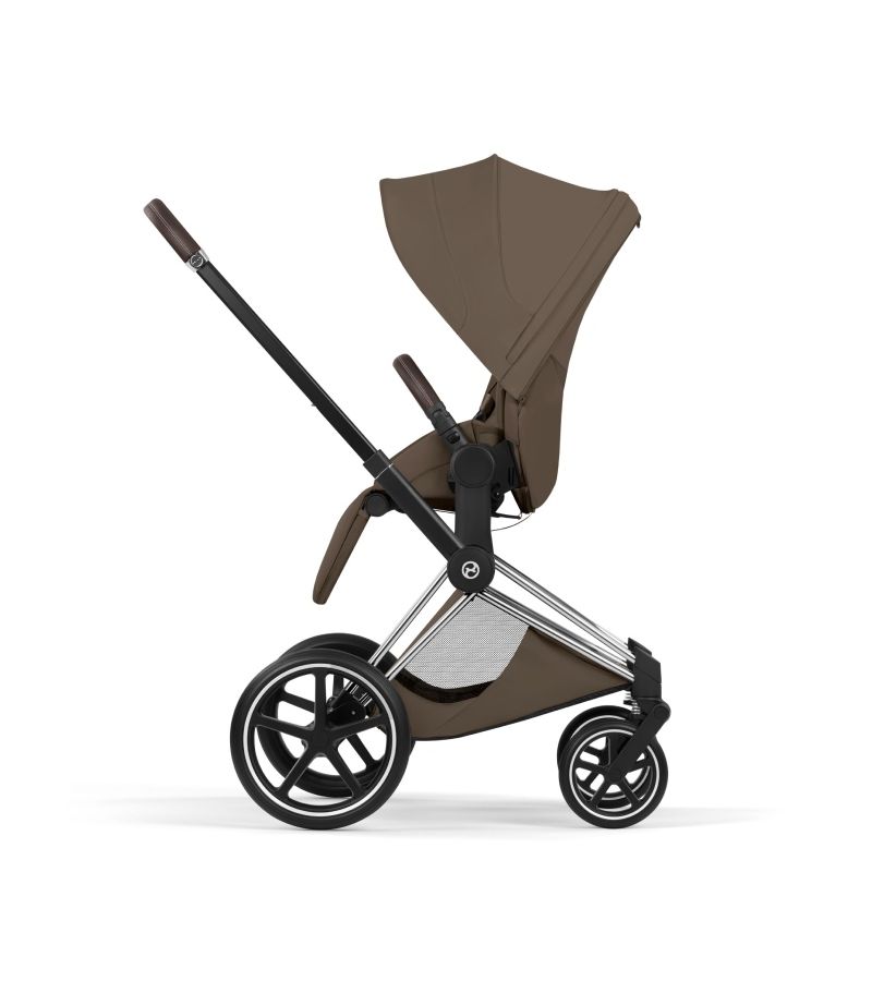 Βρεφικό Καρότσι CYBEX Priam Style Coconut Brown Σκελετός Chrome Brown