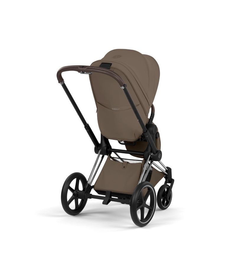Βρεφικό Καρότσι CYBEX Priam Style Coconut Brown Σκελετός Chrome Brown