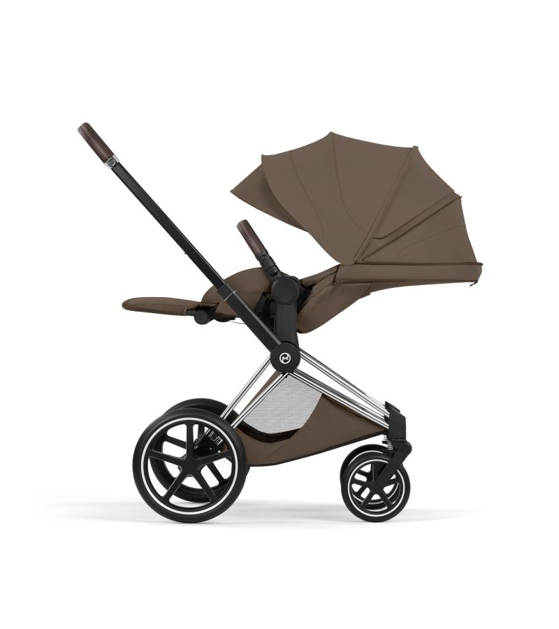 Βρεφικό Καρότσι CYBEX Priam Style Coconut Brown Σκελετός Chrome Brown