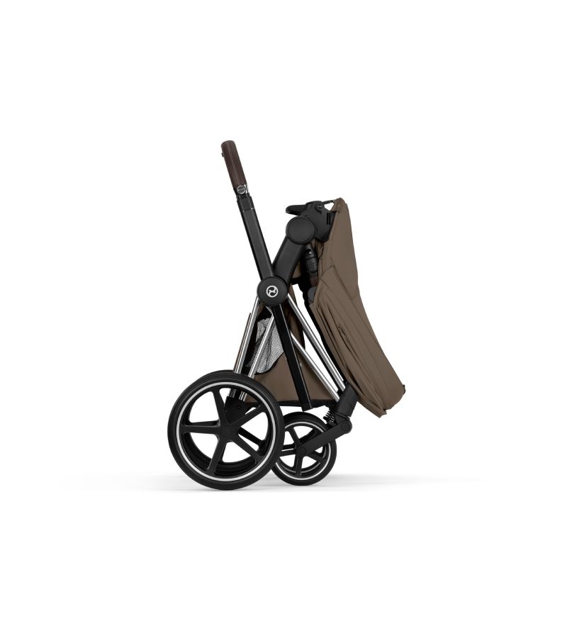 Βρεφικό Καρότσι CYBEX Priam Style Coconut Brown Σκελετός Chrome Brown