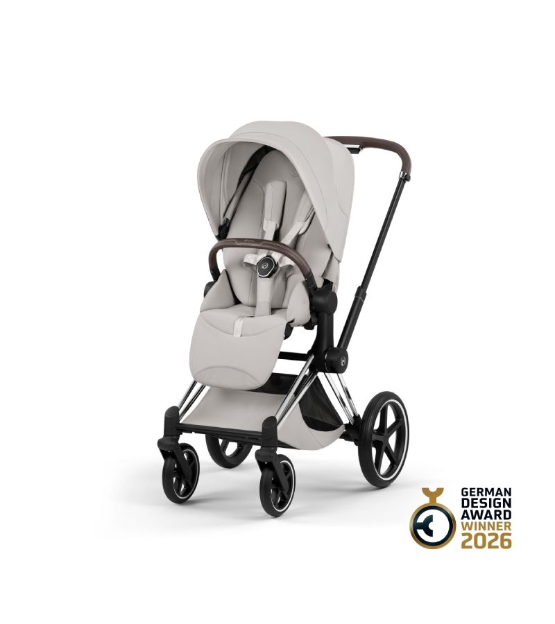 Βρεφικό Καρότσι CYBEX Priam Style City Grey Σκελετός Chrome Brown