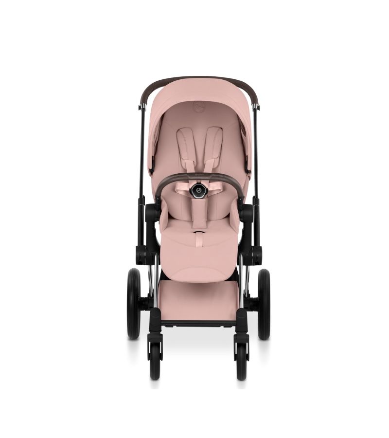 Βρεφικό Καρότσι CYBEX Priam Style Peach Pink Σκελετός Chrome Brown