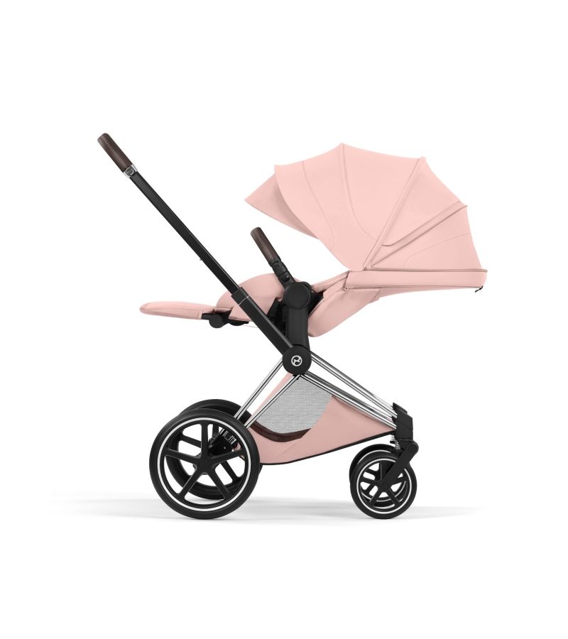 Βρεφικό Καρότσι CYBEX Priam Style Peach Pink Σκελετός Chrome Brown