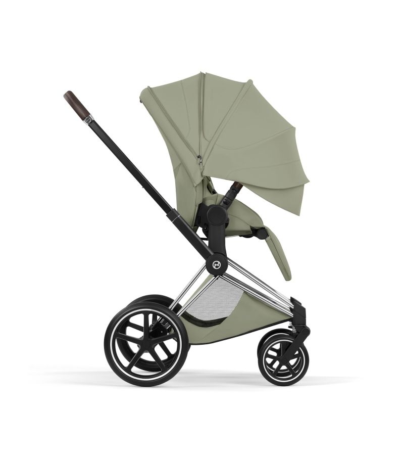 Βρεφικό Καρότσι CYBEX Priam Style Sage Green Σκελετός Chrome Brown