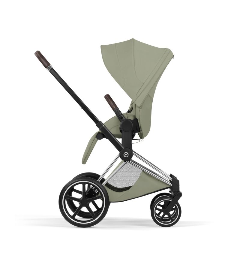 Βρεφικό Καρότσι CYBEX Priam Style Sage Green Σκελετός Chrome Brown