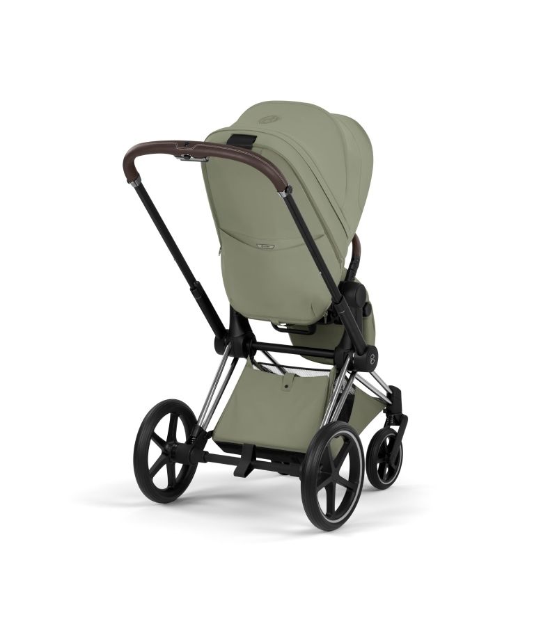 Βρεφικό Καρότσι CYBEX Priam Style Sage Green Σκελετός Chrome Brown