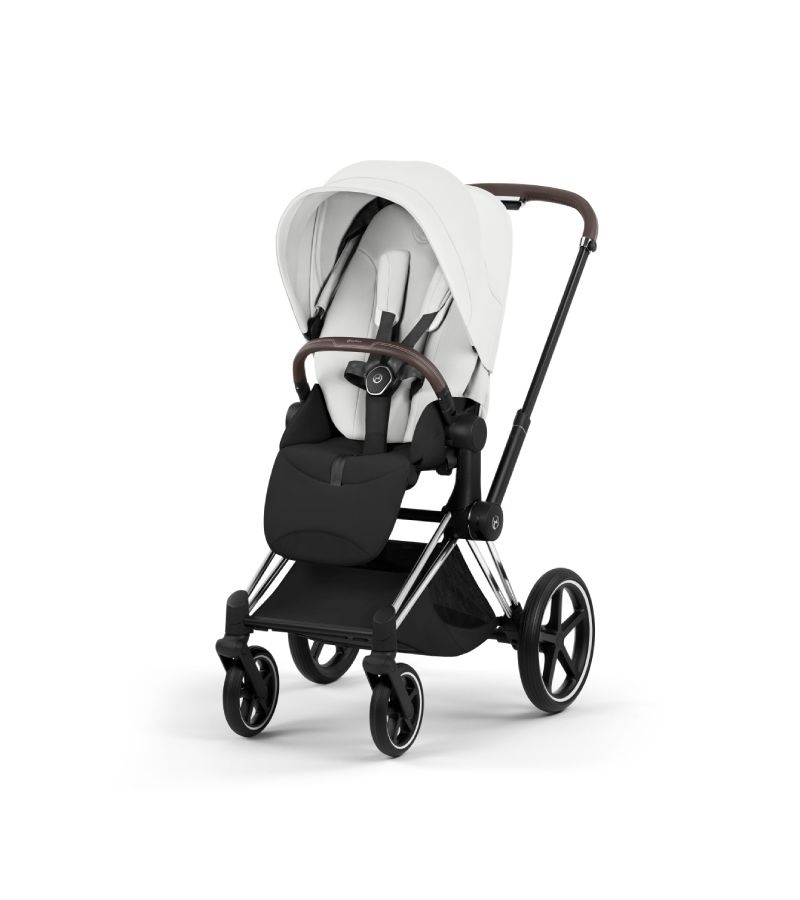 Βρεφικό Καρότσι CYBEX Priam Style Off White Σκελετός Chrome Brown