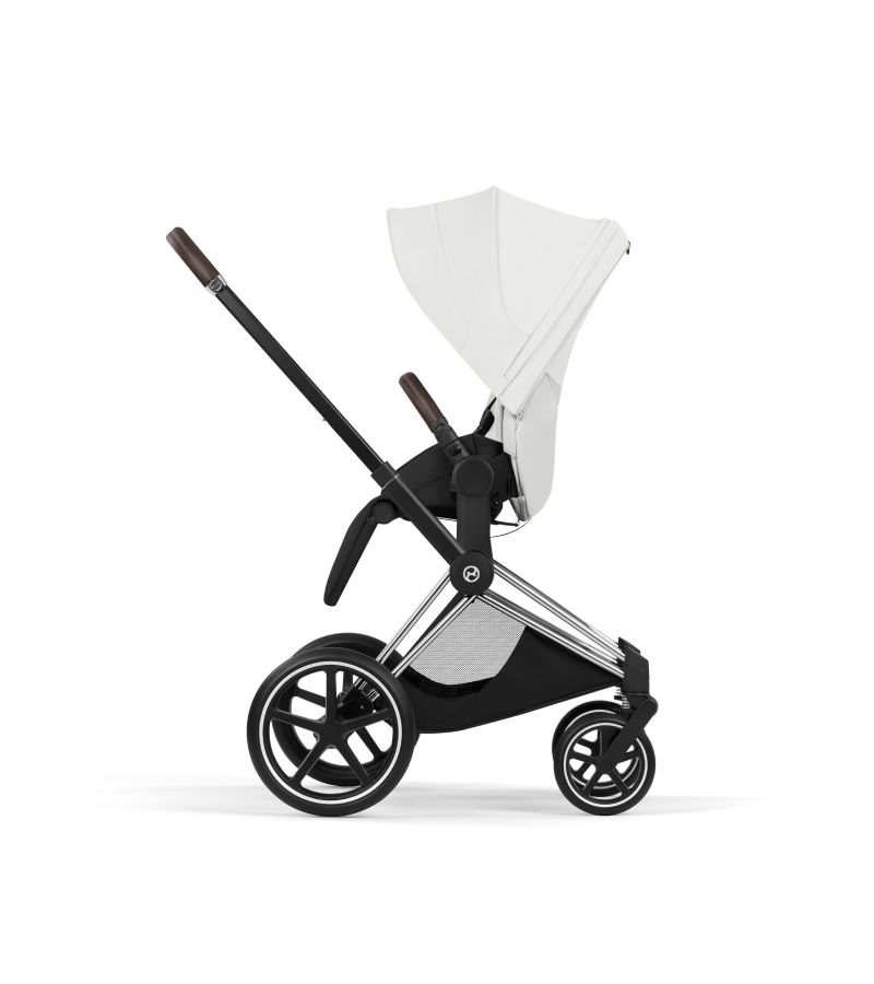 Βρεφικό Καρότσι CYBEX Priam Style Off White Σκελετός Chrome Brown