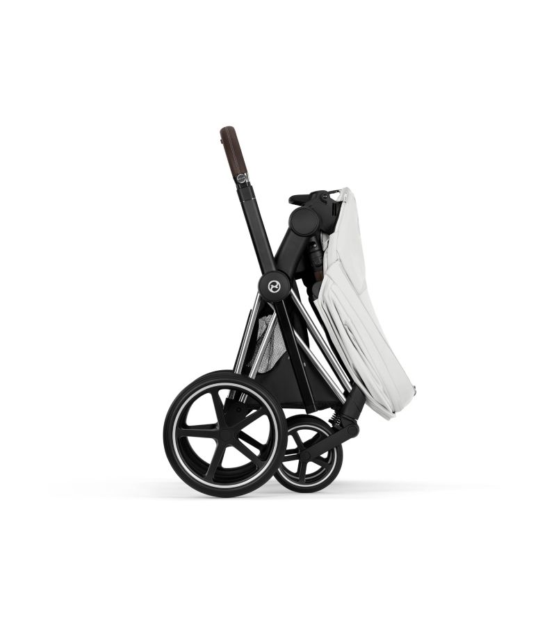 Βρεφικό Καρότσι CYBEX Priam Style Off White Σκελετός Chrome Brown