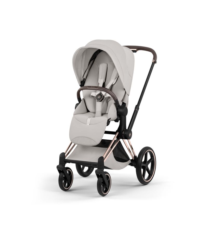 Βρεφικό Καρότσι CYBEX Priam Style City Grey Σκελετός Rosegold 
