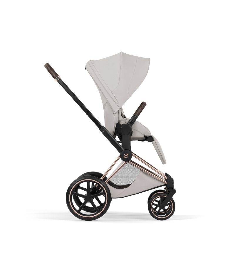 Βρεφικό Καρότσι CYBEX Priam Style City Grey Σκελετός Rosegold 