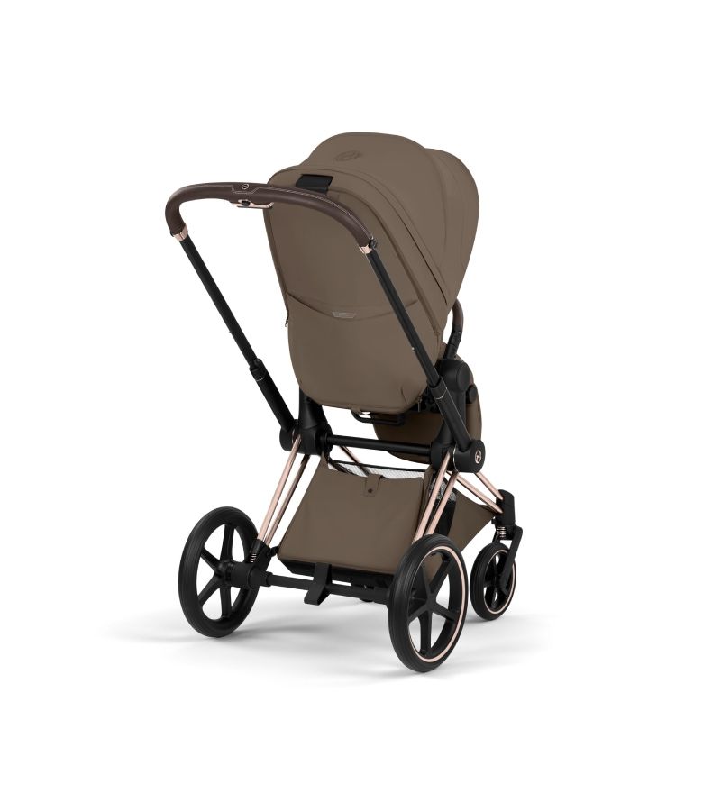 Βρεφικό Καρότσι CYBEX Priam Style Coconut Brown Σκελετός Rosegold 