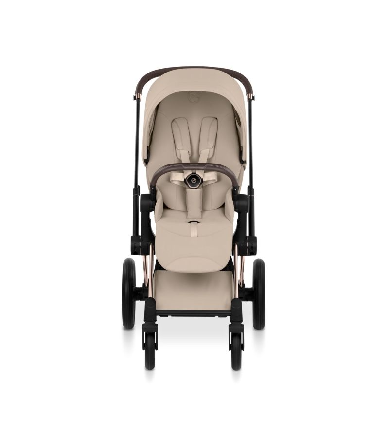 Βρεφικό Καρότσι CYBEX Priam Style Cozy Beige Σκελετός Rosegold 