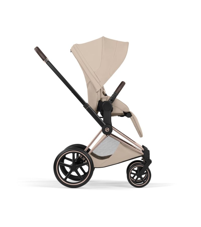 Βρεφικό Καρότσι CYBEX Priam Style Cozy Beige Σκελετός Rosegold 