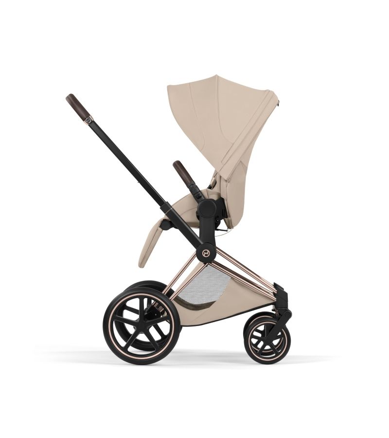 Βρεφικό Καρότσι CYBEX Priam Style Cozy Beige Σκελετός Rosegold 