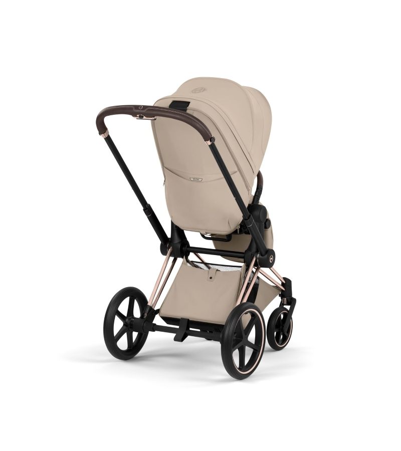 Βρεφικό Καρότσι CYBEX Priam Style Cozy Beige Σκελετός Rosegold 