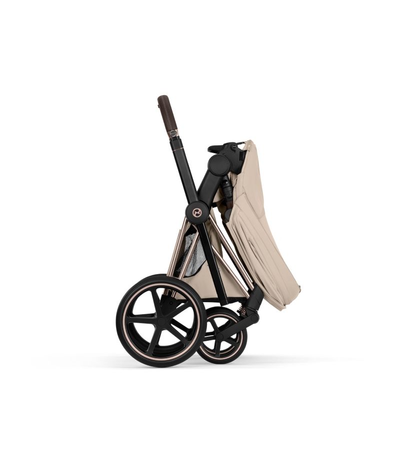 Βρεφικό Καρότσι CYBEX Priam Style Cozy Beige Σκελετός Rosegold 