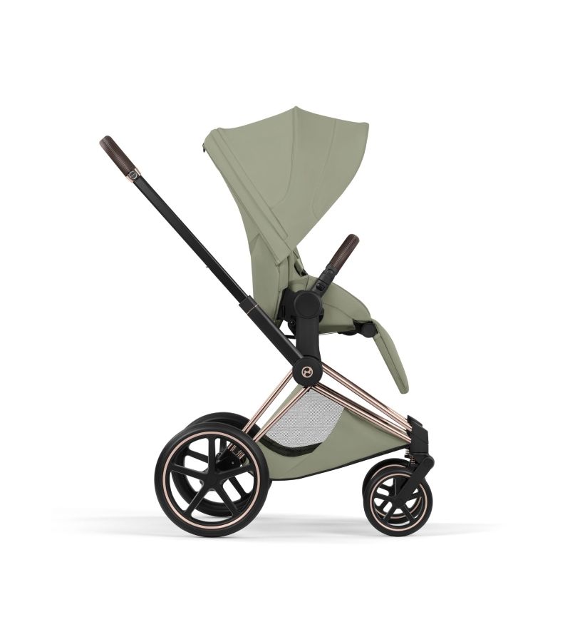 Βρεφικό Καρότσι CYBEX Priam Style Sage Green Σκελετός Rosegold 