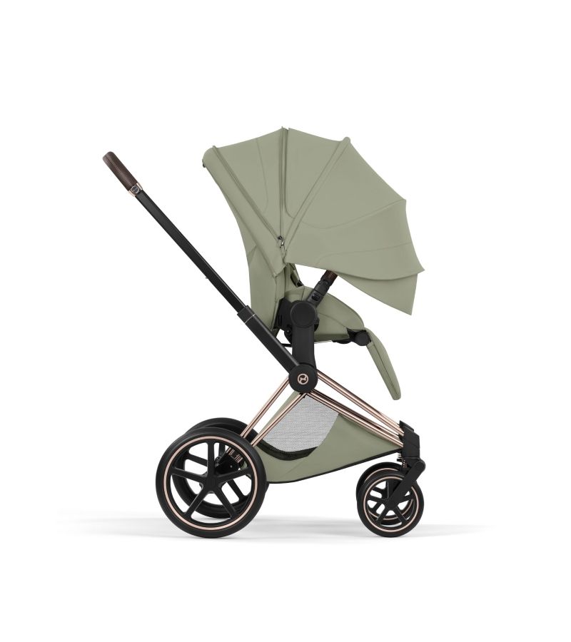 Βρεφικό Καρότσι CYBEX Priam Style Sage Green Σκελετός Rosegold 
